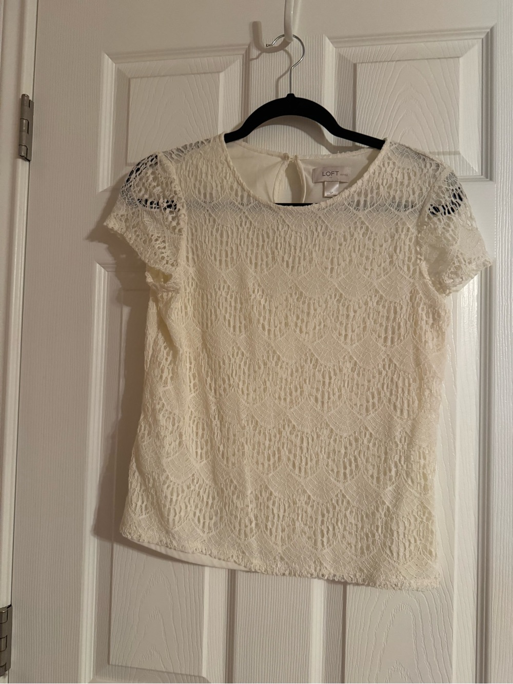 LOFT small petite lace blouse